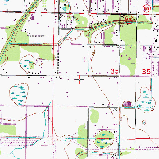 Topographic Map of Bing Elementary School, FL