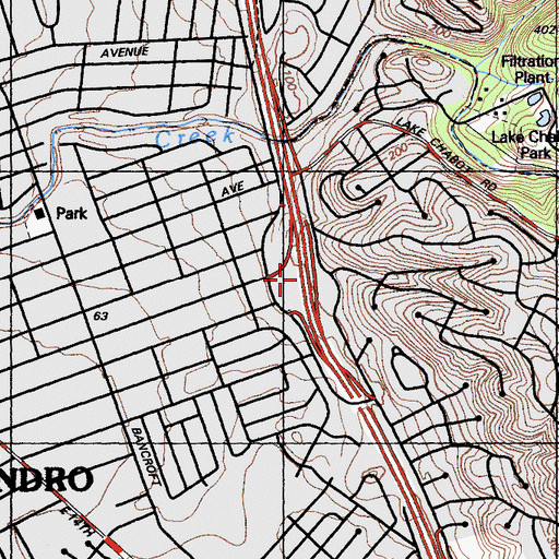 Topographic Map of Exit 31B, CA