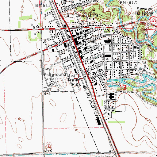Topographic Map of Viking Land Terrace, MN