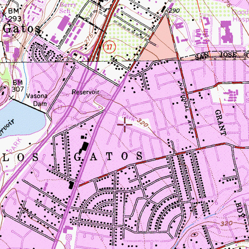 Topographic Map of Live Oak Manor Park, CA