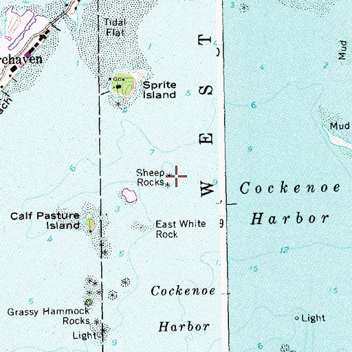 Topographic Map of Sheep Rocks, CT