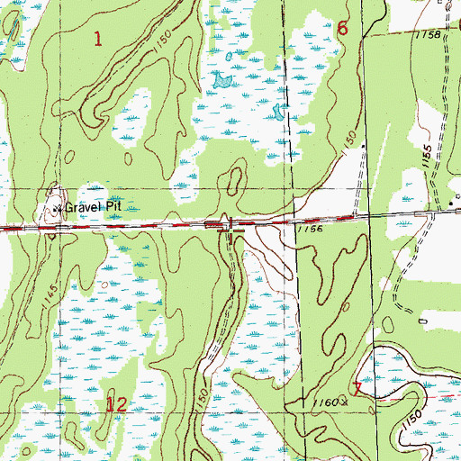 Topographic Map of Loveid Post Office (historical), MN