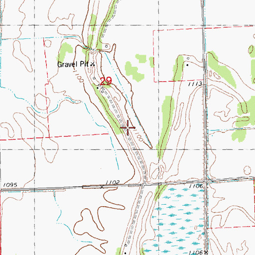 Topographic Map of Klep Post Office (historical), MN