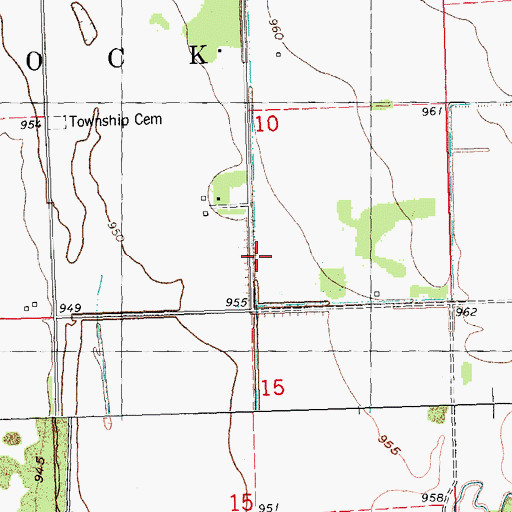 Topographic Map of Juvik Post Office (historical), MN