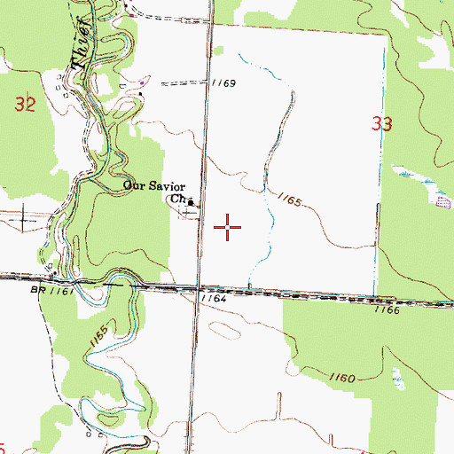 Topographic Map of Jane Post Office (historical), MN