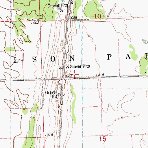 Topographic Map of Fir Post Office (historical), MN