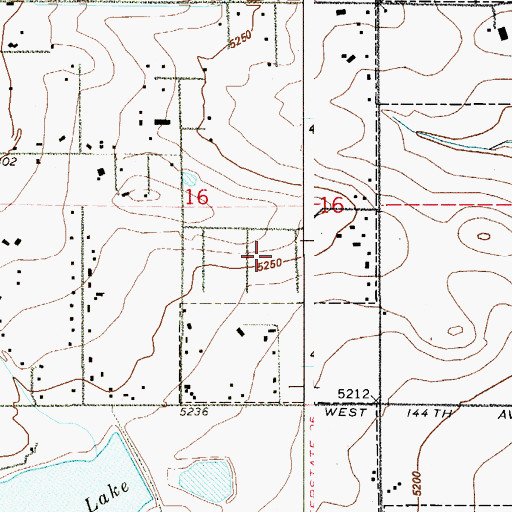 Topographic Map of Quail Hill, CO