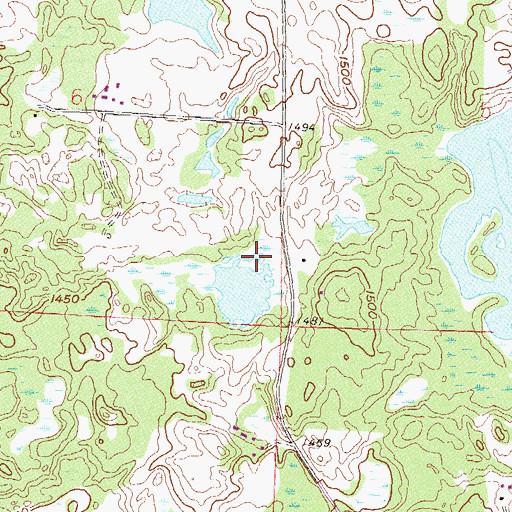 Topographic Map of Dretsch Family Memorial Cemetery, MN