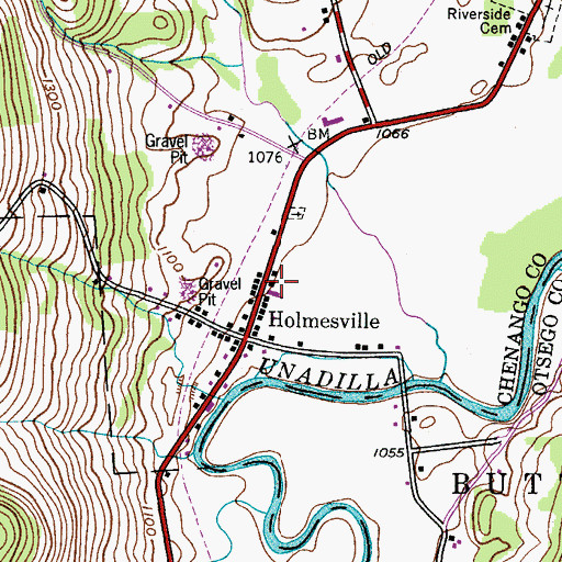 Topographic Map of School Number 7 (historical), NY