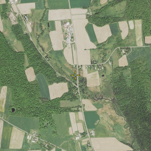 Aerial/Satellite Image of School Number 2 (historical), NY