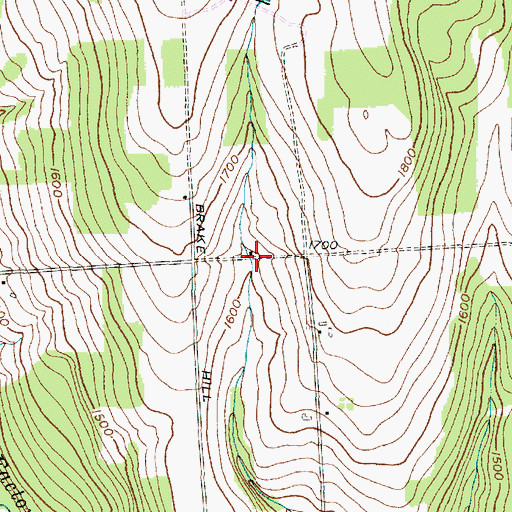 Topographic Map of School Number 3 (historical), NY