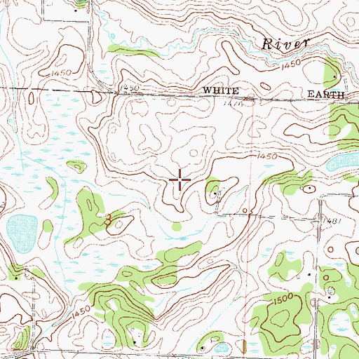 Topographic Map of Detroit Lakes City Park, MN