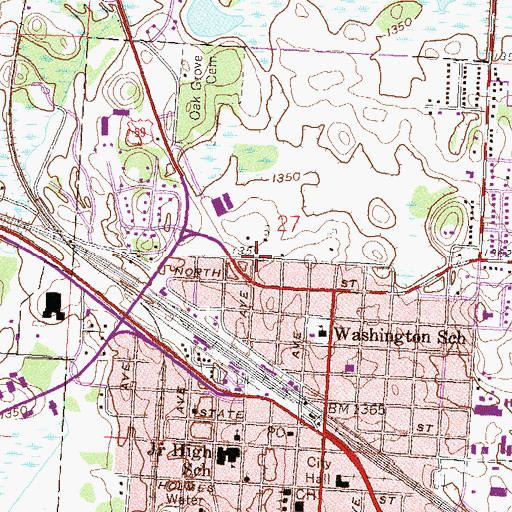 Topographic Map of Community Alliance Church, MN