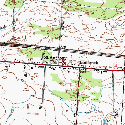 Topographic Map of School Number 7 (historical), NY