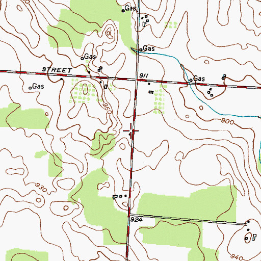 Topographic Map of School Number 8 (historical), NY