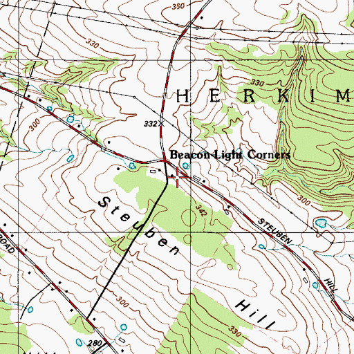 Topographic Map of School Number 10 (historical), NY