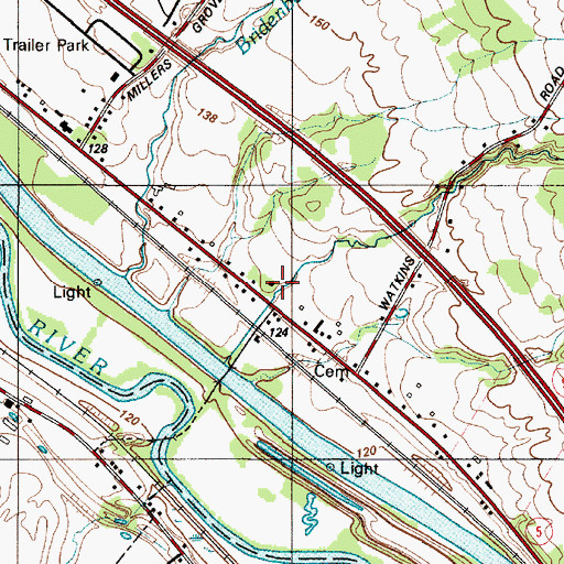 Topographic Map of Stone Schoolhouse (historical), NY