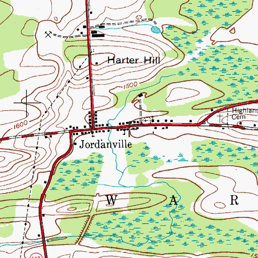Topographic Map of School Number 5 (historical), NY
