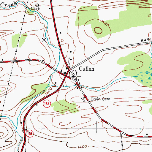 Topographic Map of School Number 6 (historical), NY