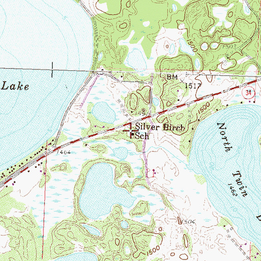 Topographic Map of Local Post Office (historical), MN