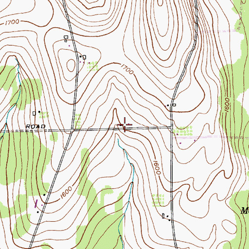 Topographic Map of School Number 6 (historical), NY