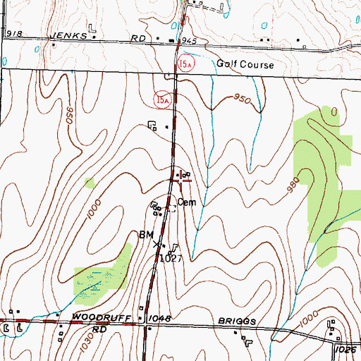 Topographic Map of School Number 2 (historical), NY