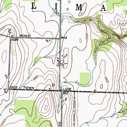 Topographic Map of School Number 4 (historical), NY