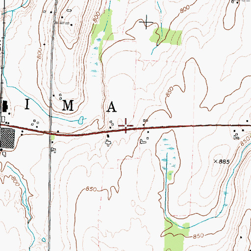 Topographic Map of School Number 3 (historical), NY