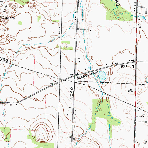 Topographic Map of School Number 8 (historical), NY