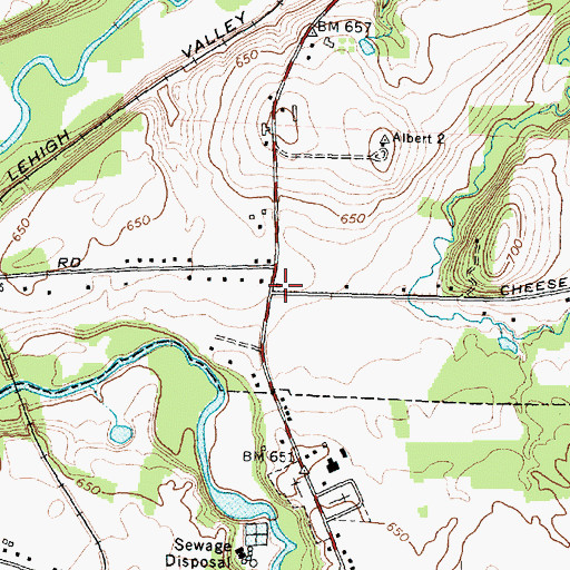 Topographic Map of School Number 6 (historical), NY