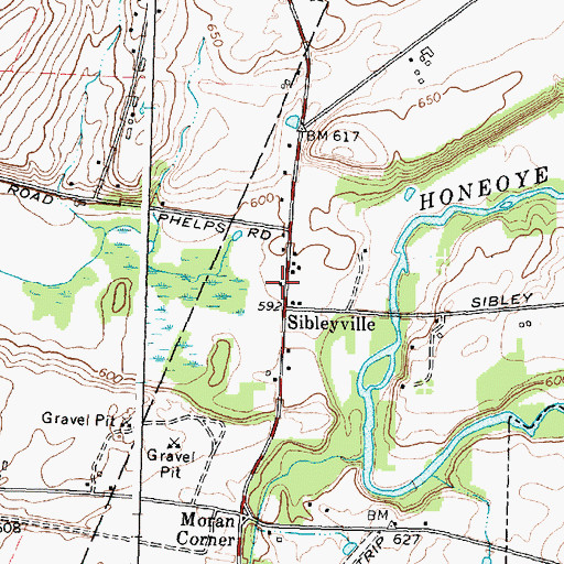Topographic Map of School Number 12 (historical), NY