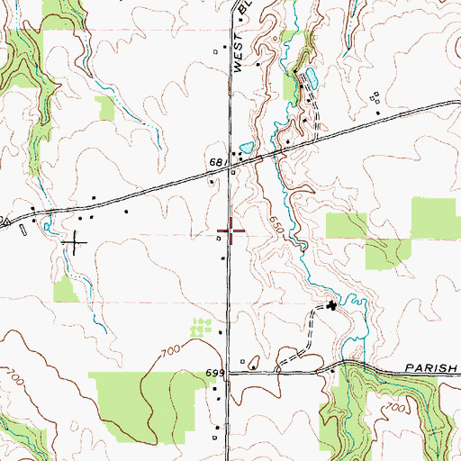 Topographic Map of School Number 15 (historical), NY