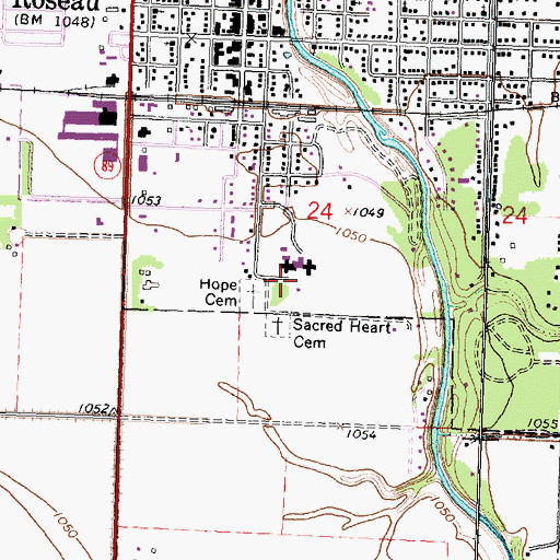 Topographic Map of Kingdom Hall of Jehovah's Witnesses, MN