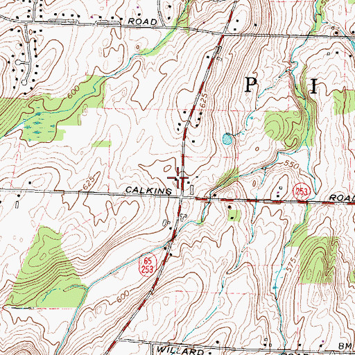 Topographic Map of School Number 5 (historical), NY