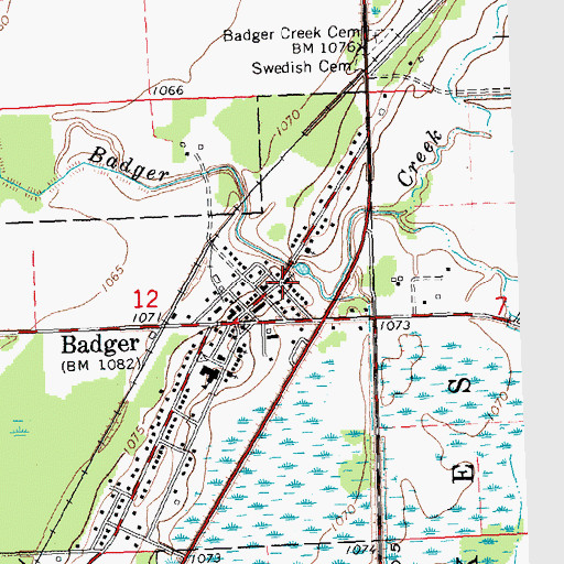 Topographic Map of Our Redeemer Lutheran Church, MN