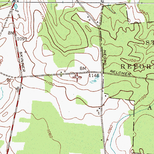 Topographic Map of School Number 9 (historical), NY