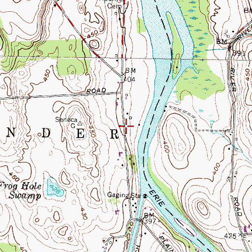 Topographic Map of School Number 19 (historical), NY