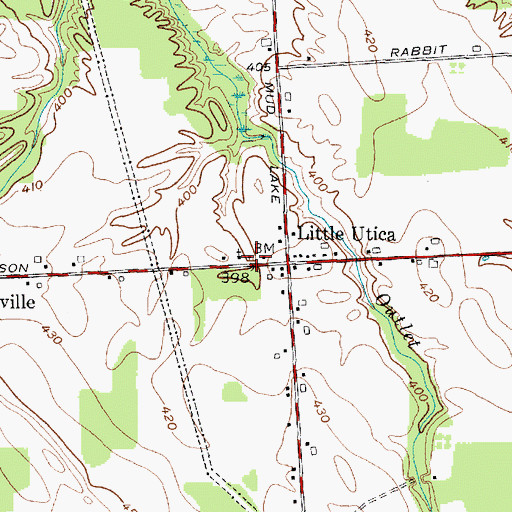 Topographic Map of School Number 2 (historical), NY