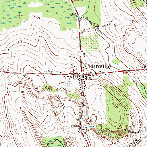 Topographic Map of School Number 5 (historical), NY