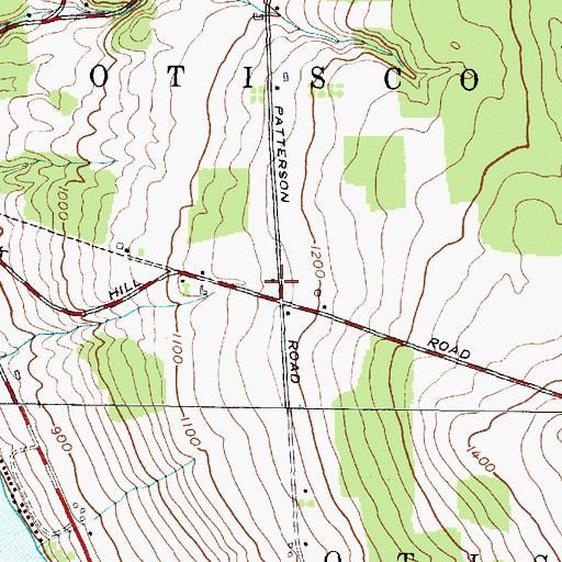 Topographic Map of School Number 10 (historical), NY