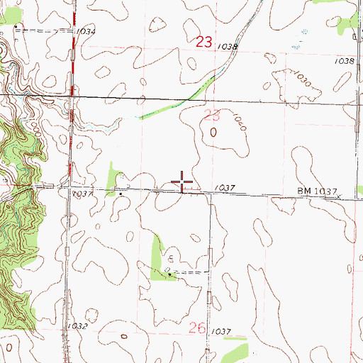 Topographic Map of Clifford Post Office (historical), MN