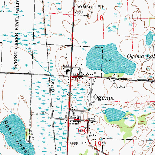 Topographic Map of Most Holy Redeemer Catholic Church, MN