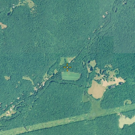Aerial/Satellite Image of Sisson Cemetery, CT