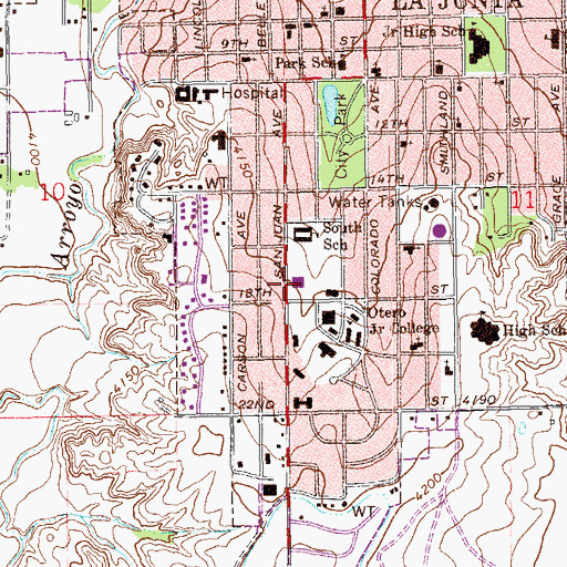 Topographic Map of McDivitt Hall, CO