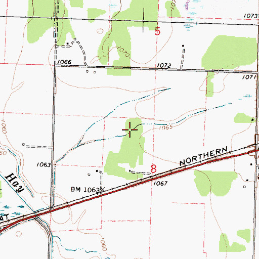 Topographic Map of Salol Station, MN