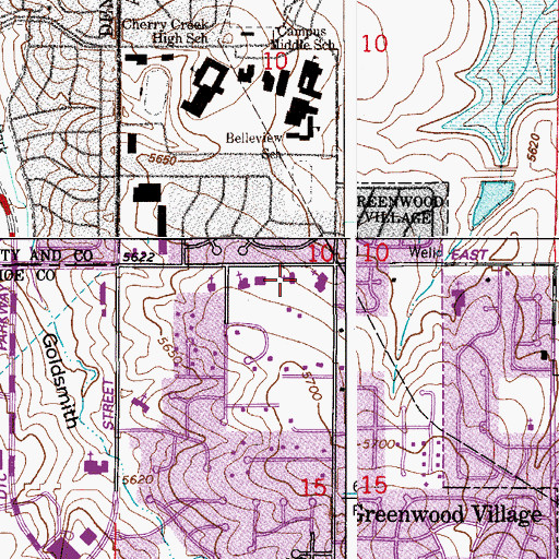 Topographic Map of Ahavas Yisroel Aish Hatorah, CO