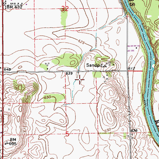 Topographic Map of Sammons Point, IL