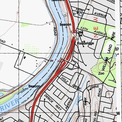 Topographic Map of Exit 516, CA