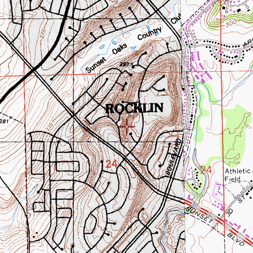 Topographic Map of Community Covenant Church, CA