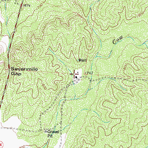 Topographic Map of P Kelly Ranch, TX